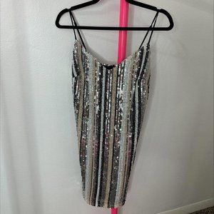 LUSH CLOTHING WOMEN'S MULTI DRESS‎ SIZE LARGE